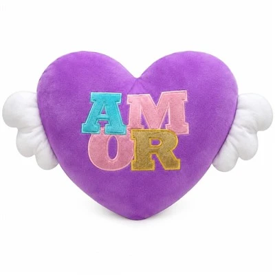Peluche coeur ailé